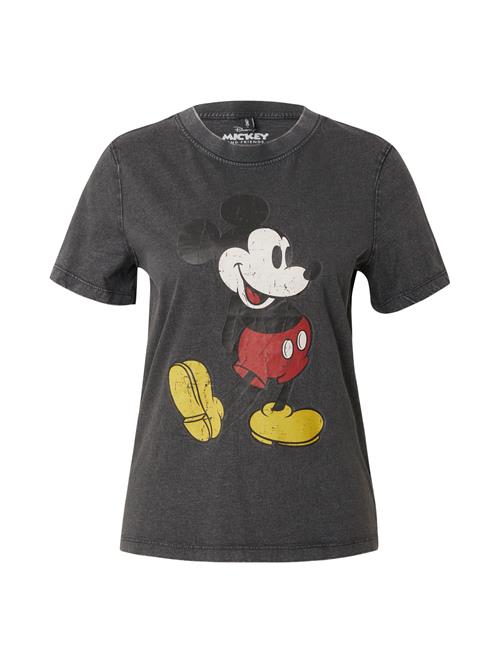 Se ONLY Shirts 'ONLMICKEY MINNIE'  citrongul / mørkegrå / sort / hvid ved About You