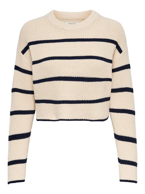 Se ONLY Pullover 'MALAVI'  beige / blå ved About You