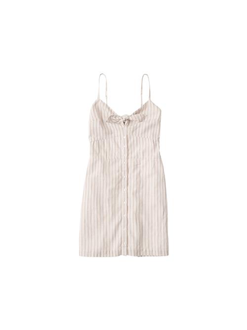 Abercrombie & Fitch Kjole  lysebeige / hvid