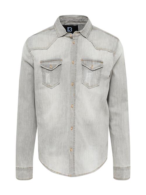 Brandit Skjorte 'Riley'  grey denim