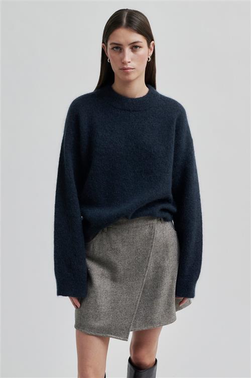 Second Female Levi Wool Skirt Kvinde Volcanic Ash Korte Nederdele Str S - hos Magasin