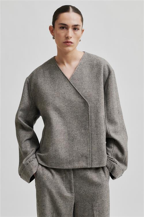 Se Second Female Levi Wool Blazer Kvinde Volcanic Ash Blazere Str S - hos Magasin ved Magasin