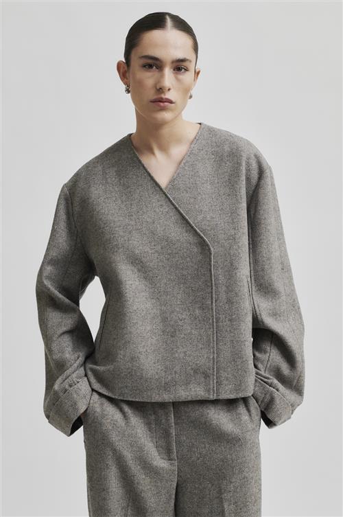 Se Second Female Levi Wool Blazer Kvinde Volcanic Ash Blazere Str M - hos Magasin ved Magasin