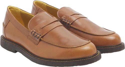 Se ANGULUS Loafer Kvinde 1838 Cognac Loafers Str 40 - hos Magasin ved Magasin