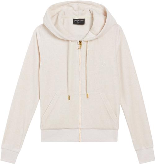 Juicy Couture Robertson Gold Kvinde Oatmeal Marl Hættetrøjer Str S - Velour hos Magasin