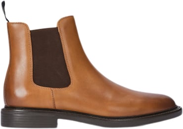 Polo Ralph Lauren Calf Leatherasher Chlsea-bo-mcb Mand Tan Chelsea Boots Str 41 - hos Magasin