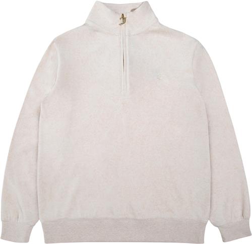 Juicy Couture Pete Pullover Gold Kvinde Oatmeal Marl Langærmede Bluser Str M - Bomuld hos Magasin