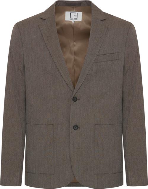 Se Casual Friday Cfbille 0169 Tweed Weave Blazer Kvinde Silver Mink Melange Blazere Slim Fit Str 56 - hos Magasin ved Magasin