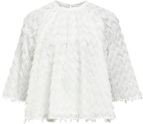 Object Objmia 3/4 TOP 136 Kvinde Cloud Dancer Toppe Str 36 - hos Magasin