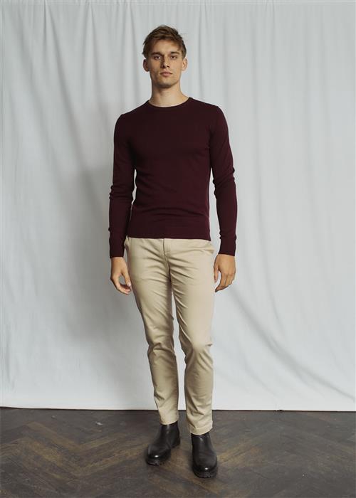 Se Bruun & Stengade BS Malik Regular Fit Chinos Mand Kit Chinos Str W29 / L32 - hos Magasin ved Magasin