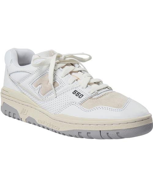 New Balance New Balance Bb550 Mand White Sneakers Str 42 - hos Magasin