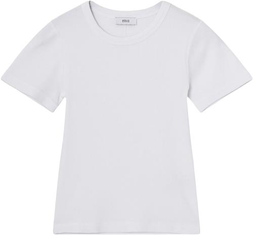 Envii Enally SS Crop TEE 5314 Kvinde White Kortærmede T-shirts Str L - hos Magasin