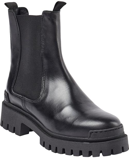 Se Pavement Malou Kvinde Black Chelsea Boots Str 41 - Læder hos Magasin ved Magasin