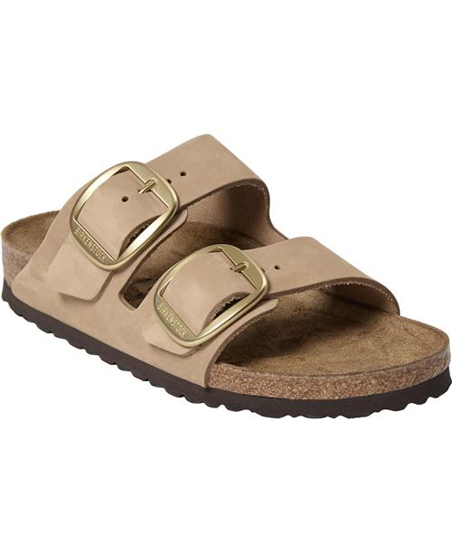 Birkenstock Arizona Big Buckle Lenb Sandcastle Kvinde Sandcastle Flade Sandaler Str 40 - hos Magasin