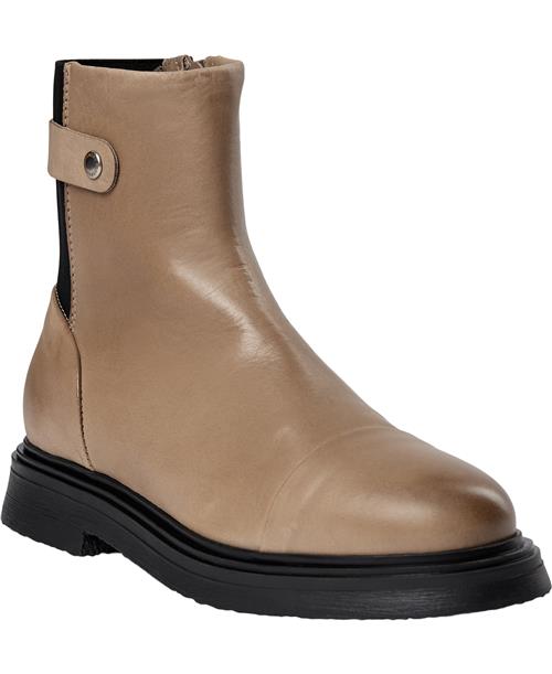 Pavement Brooke Kvinde Taupe Chelsea Boots Str 39 - Læder hos Magasin