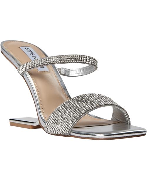 Steve Madden Lotusr Sandal Kvinde Crystal Højhælede Sandaler Str 40 - hos Magasin