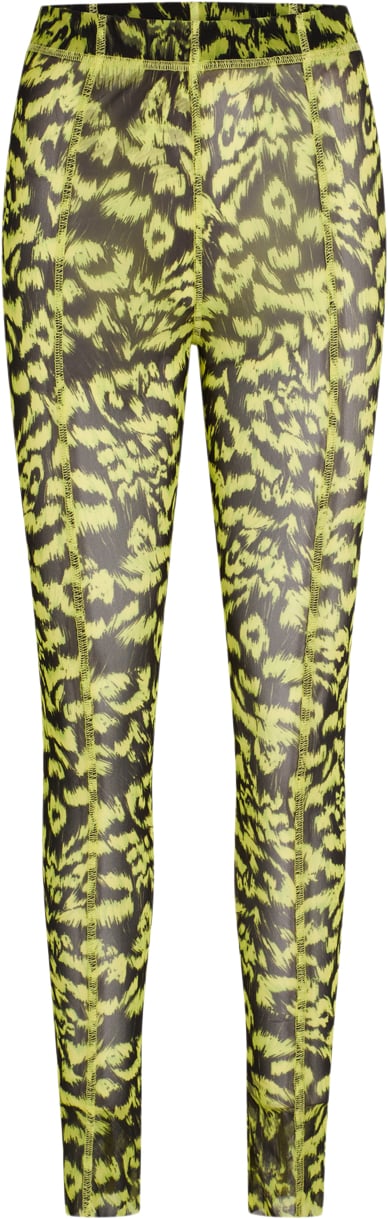 Mads Nørgaard - Copenhagen Jersey Mesh Bassum Leggings AOP Kvinde Animal Aop Evening Primrose Leggings Str XS - hos Magasin