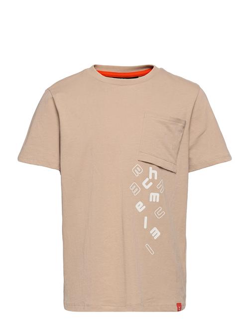 Se Hummel Hmlmarcel T-Shirt S/S Hummel Beige ved Booztlet