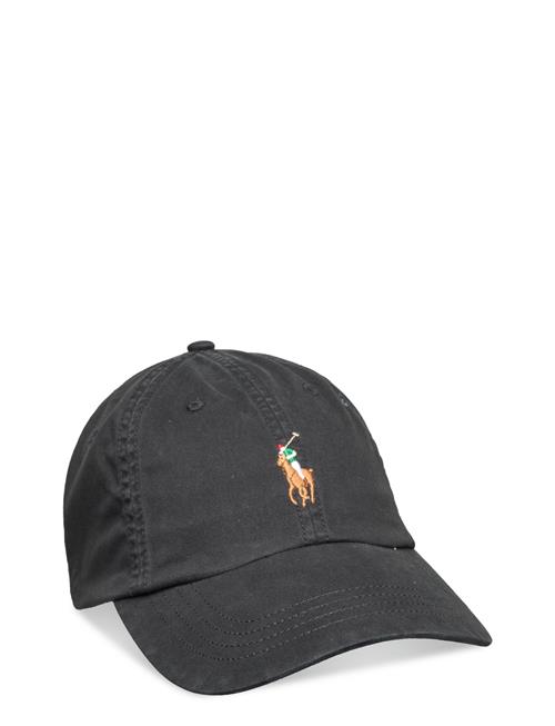 Polo Ralph Lauren Classic Sport Cap W/ Multi Pp Polo Ralph Lauren Black