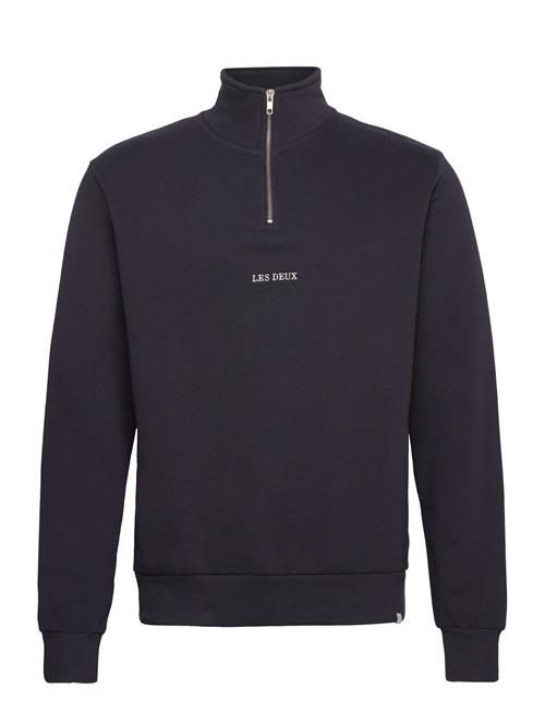 Se Les Deux Dexter Half-Zip Sweatshirt Les Deux Navy ved Booztlet