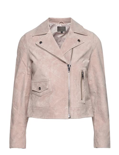 Andrea Suede Biker Jofama Beige