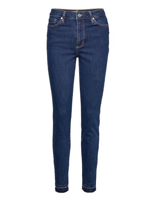 Se Mango High-Rise Skinny Jeans Mango Blue ved Booztlet