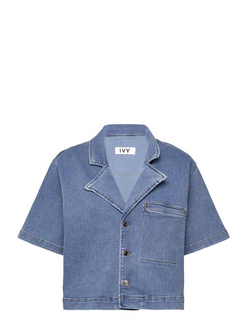 IVY Copenhagen Ivy-Karmey Ss Shirt Jacket Wash Coo IVY Copenhagen Blue