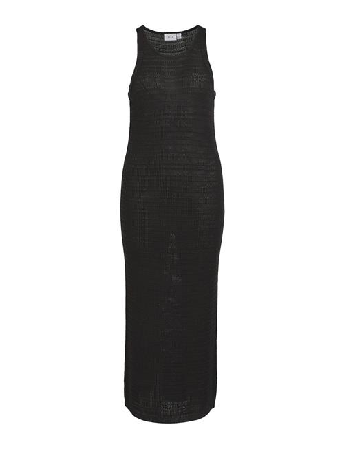 Vila Vimargot Open O-Neck S/L Knit Dress/R Vila Black