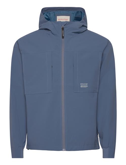 Hooded Windbreaker Revolution Blue