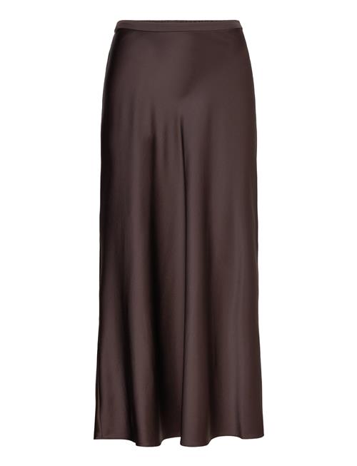 Balmuir Angelina Silk Satin Skirt Balmuir Brown