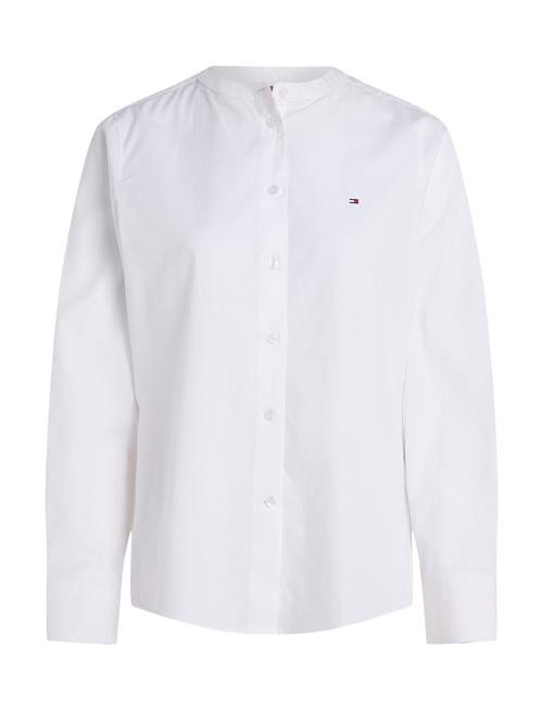 Tommy Hilfiger Collarless Poplin Regular Shirt Tommy Hilfiger White