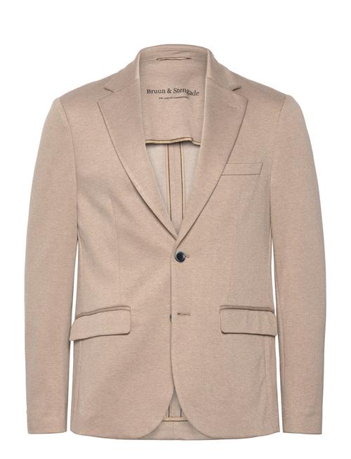 Se Bruun & Stengade Bs Marne Classic Fit Blazer Bruun & Stengade Beige ved Booztlet