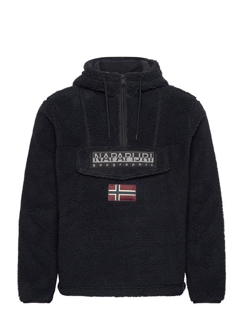 Se Napapijri Burgee Curly Fleece Napapijri Black ved Booztlet