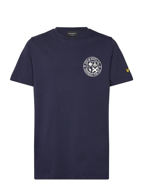 Football Logo T-Shirt Lyle & Scott Navy