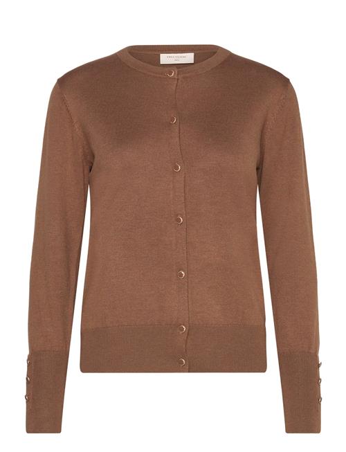 Se FREE/QUENT Fqkatie-Cardigan FREE/QUENT Brown ved Booztlet