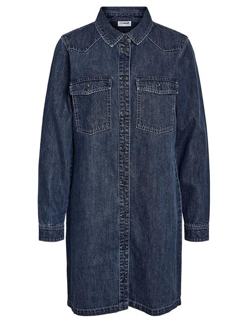 NOISY MAY Nmnew Signe L/S Denim Dress Vi002Mb Noos NOISY MAY Blue