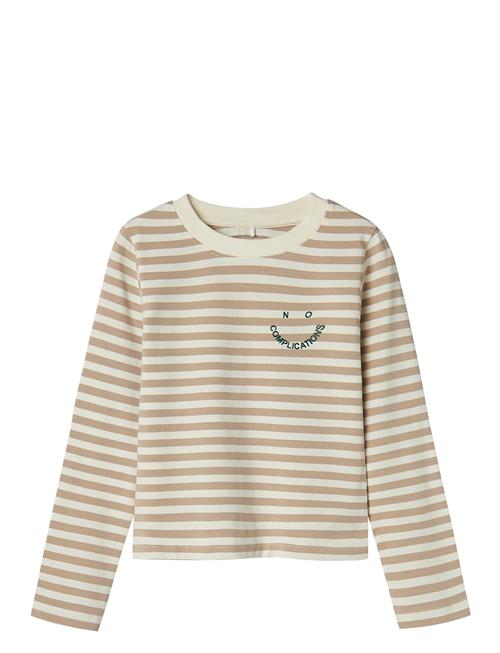 name it Nkflopine Ls Slim Short Top Name It Beige