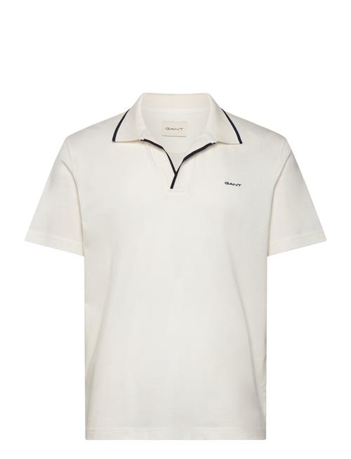 GANT Tipping Collar Polo GANT White