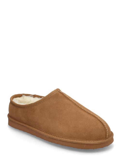 Se Bianco Biasnowman Slip In Shoe Suede Bianco Brown ved Booztlet