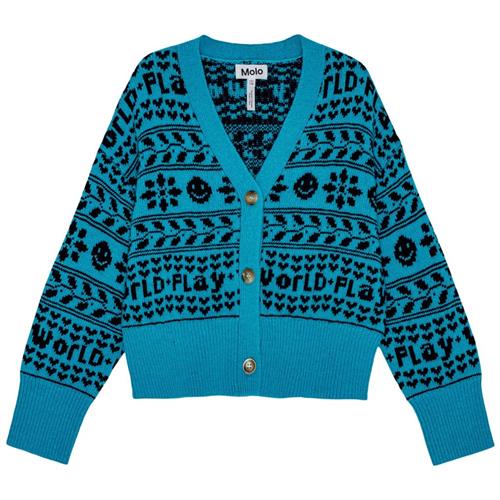 Molo Gilly Cardigan Peacock Blue | Blå | 110/116 cm