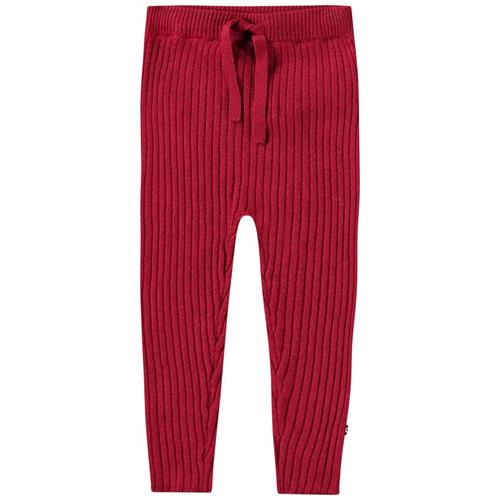 Se Molo Shadow Bukser Velvety 80 cm  Rød  80 cm  Unisex ved Babyshop