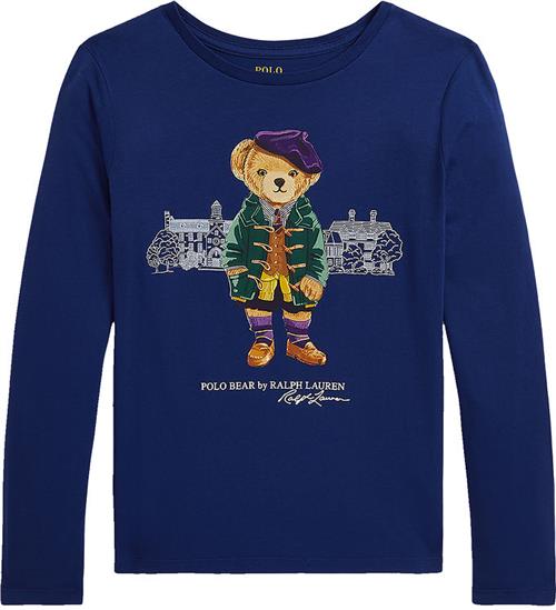 Polo Ralph Lauren Bluse - BlÃ¥ m. Bamse