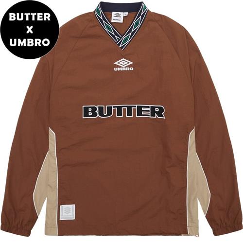 Se Butter Goods Traning Pullover Brun ved Quint