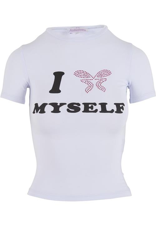 Felicious Shirts 'Love Yourself'  eosin / sort / offwhite