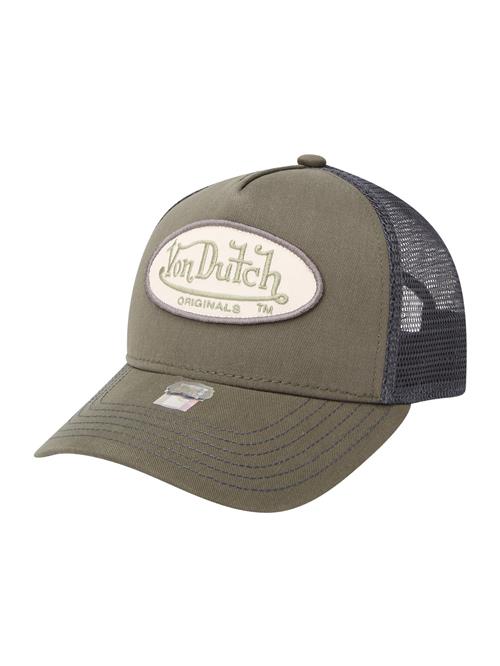 Von Dutch Originals Hætte 'BOSTON'  grå / khaki / uldhvid