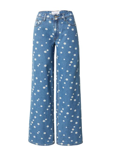 florence by mills exclusive for ABOUT YOU Jeans 'Daze Dreaming'  blue denim / hvid