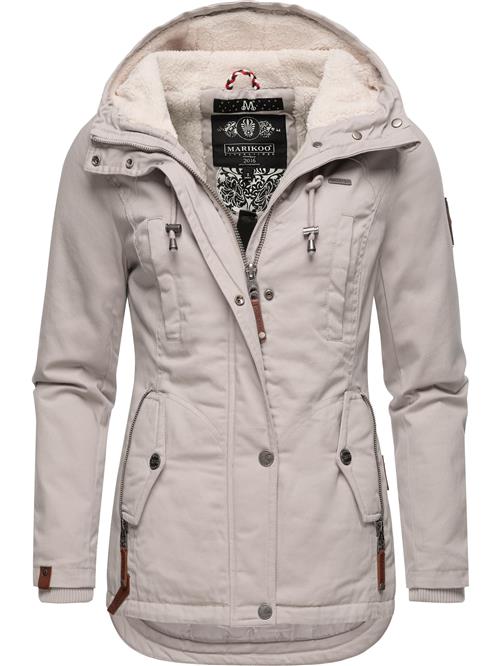 MARIKOO Vinterparka 'Bikoo'  lysebeige / brun