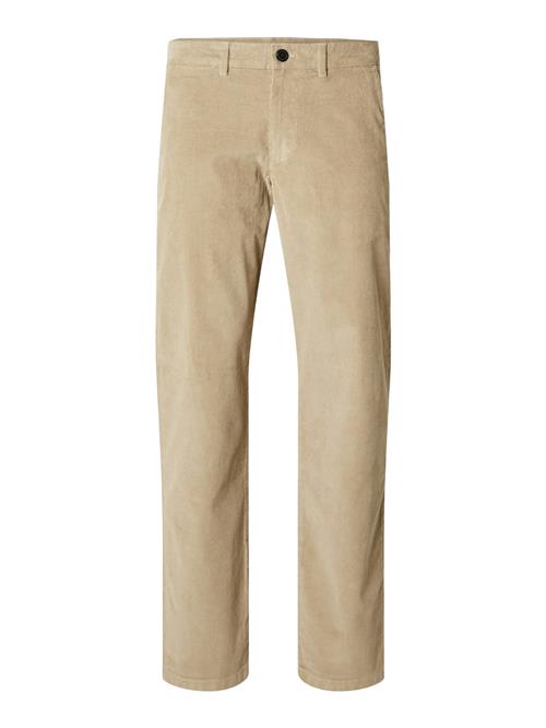 Se SELECTED HOMME Lærredsbukser 'Miles'  beige ved About You