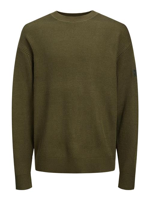 JACK & JONES Pullover  oliven / sort