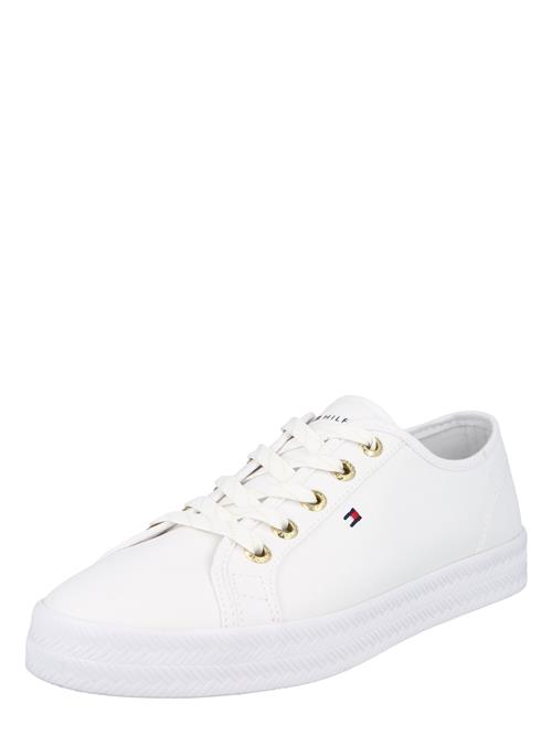 Se TOMMY HILFIGER Sneaker low 'Foxie'  navy / rød / hvid ved About You